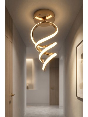 TERRA lighting Oytun Model Modern Plafonyer,3 Renk Yanabilen Power LED Avize, Salon Oda Mutfak Hol Avize