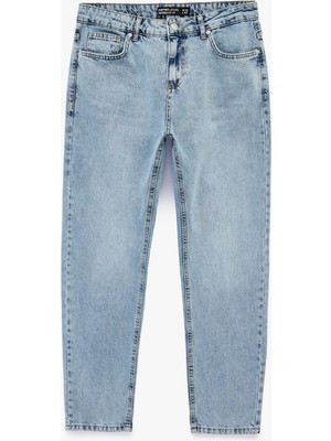 Koton Regular Fit Normal Bel Tapered Jean Pantolon
