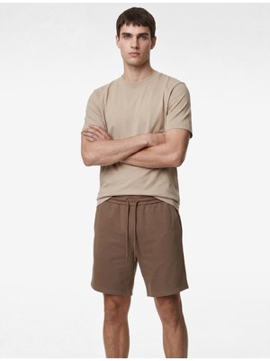 Koton Rahat Kalıp Cepli Beli Bağcıklı Spor Şort