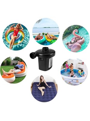 Hobilinka Elektrikli Hava Pompası Şişme Yatak - Lastik - Vakumlu Poşet Hava Kompresörü