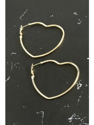 Hobilinka Kalp Trend Küpe 4,5 cm