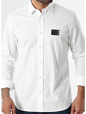 Hugo Beyaz Erkek Relaxed Gömlek 50555786_EMERO