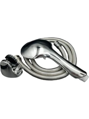 Verto Çok Fonksiyonlu El Duşu Seti Kireç Önleyici Duş Başlığı Spiral Hortum Mafsallı Askı
