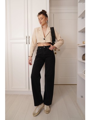 Füme Yüksek Bel Palazzo Jean