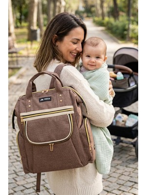 Focux-05 Anne Bakım Bebek Çantası Anne Çantası Sırt Çantası