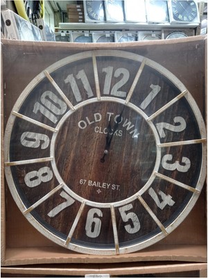 Galaxy Retro Duvar Saati Camsız Eskitme