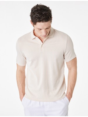 Koton Regular Fit Kısa Kollu Düğmeli Polo Yaka Tişört