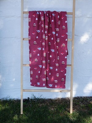 Baveno Home Kadife 70X140 cm Unisex Renkli Desenli Plaj Havlusu Baveno