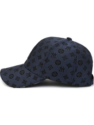 Valkyrie Desenli Nakışlı Baseball Cap Spor Şapka Lacivert Ayarlanabilir Erkek Kullanımı İçin