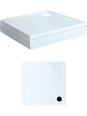90 x 90 Kare Panelli Duş Teknesi H:17 cm