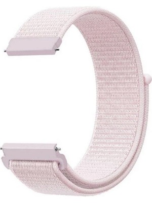 Gpack Zeblaze Ares 3 Pro 22MM Kordon Kayış Kumaş Cırt Cırtlı 22/crt Pembe