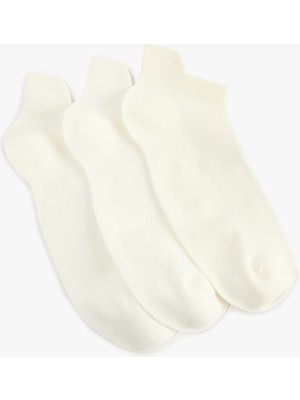 Koton 3'lü Basic Pamuklu Patik Spor Çorabı Seti