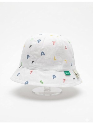 Benitto Kids Kitti 0-18 Ay Harf Detaylı Erkek Bebek Fötr Şapka