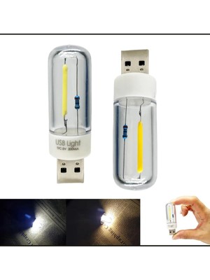 Evinizin Vitrini 1 Adet Dokunmatik LED Cam Şişe USB Taşınabilir Işık LED Lamba