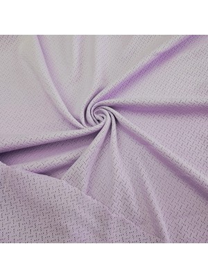 Kaf Kumaş Çapraz Çizgi Desenli %100 Pamuklu Delikli Pointelle Ribana Kumaş