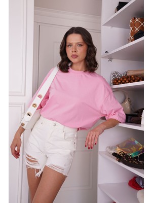 Pembe Orj Marka T-Shirt