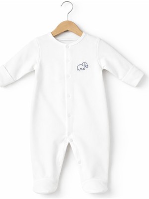 Baby Fou Kendinden Eldivenli Bebek Tulum