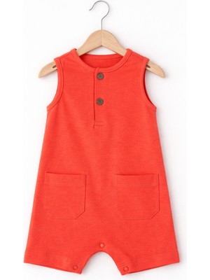 For My Baby Yazlık Cepli Bebek Tulum