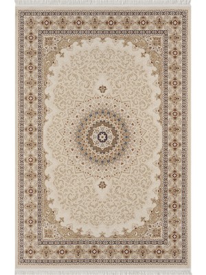 Royal Halı Jasmin IJ01A Akrilik Yumuşak Dokulu Etnik ve Geleneksel Motifli Üst Kalite Kalın Halı