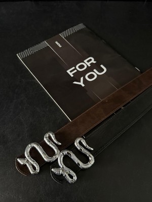 Fiori 4 cm Yılan Tokalı Kadın Pantolon Kemeri, Ceket Kemeri, Elbise Kemeri, Gömlek Kemeri