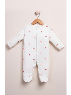 Baby Fou Kendinden Eldivenli Bebek Tulum