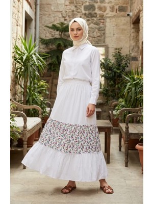 Otantik Etek Astarli 2037-04 Beyaz