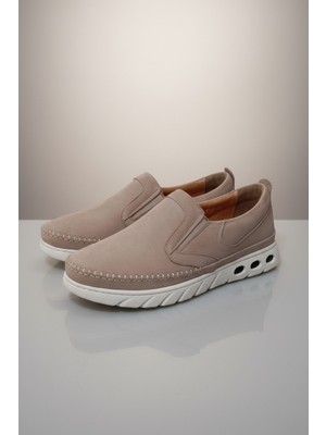 Modayak Enes Nubuk Kum Erkek Hakiki Deri Ayakkabı