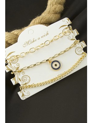 Lowell Home Ieg Nazar Zincir Bileklik 3 Adet LWLBJT-RSIEG327