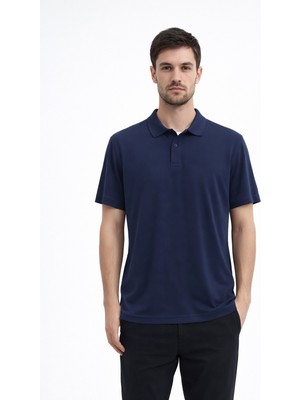 Cazador Erkek Polo Yaka Modal T-Shirt 44110 Lacivert