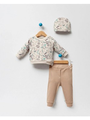 By Bubbles Aslan Baskılı Erkek Bebek 2'li Takım