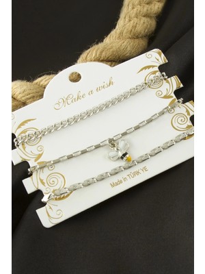 Store Mania Ieg™ Arı Zincir Bileklik 3 Adet