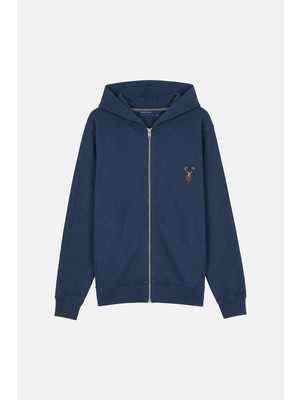 Reflect Studio Geyik Supersoft Full Zip Hoodie - Lacivert