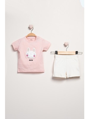 Baby Fou Kız Bebek Şortlu 2'li Takım
