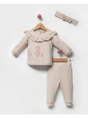 By Bubbles Sevimli Oyuncak Kız Bebek 2'li Takım