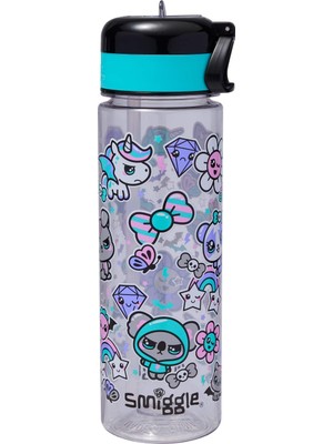 Smiggle Trailblazer 650 ml Plastik Matara Siyah