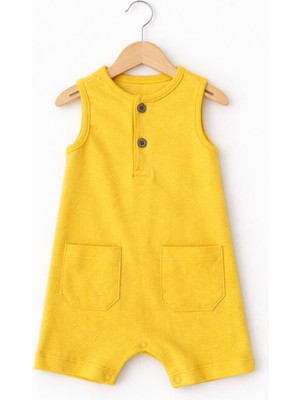 For My Baby Yazlık Cepli Bebek Tulum