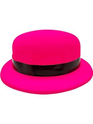 Balkan Grup Neon Partisi Pembe Renk Melon Plastik Parti Şapkası