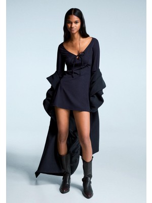 Allbucks Bershka, Fiyonklu Mini Elbise ABBRS3813