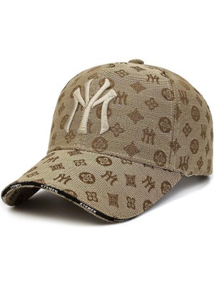 Valkyrie Desenli Nakışlı Erkek Şapka Ayarlanabilir Unisex Baseball Cap Günlük Spor Şapka Kahverengi