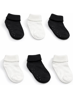 For My Baby 6'lı Bebek Kaydırmaz Tabanlı Çorap