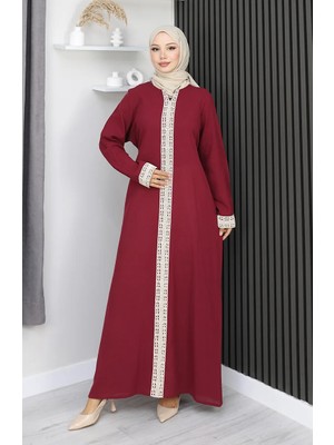 Şile Bezi Elbise 3840-04 Bordo