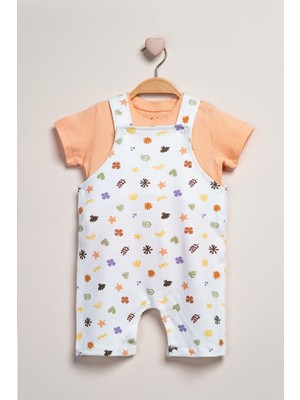 Baby Fou T-Shirt Salopet 2'li Takım