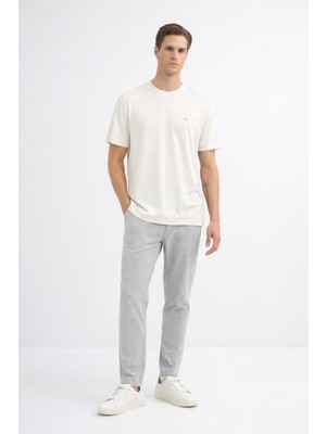 Cazador Erkek Modal Kumaş Basic Regular Fit 44105 Ekru