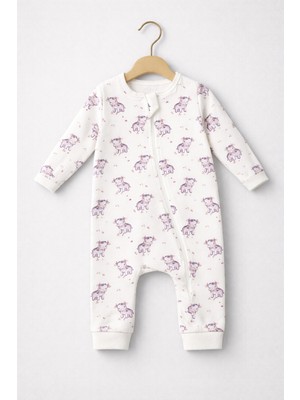 For My Baby Fermuarlı Bebek Tulum