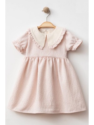 Baby Corner Fırfırlı Bebe Yaka Kız Bebek Elbise