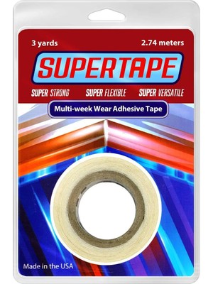 True Tape ''True'' Tape Supertape™ Rulo 3 Yards (2,74M) Şeffaf Protez Saç Bandı Akrilik Malzeme