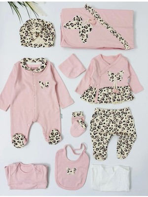 By Bubbles Leopar Desen 10'lu Kutulu Hastane Çıkış Seti