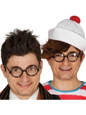 Balkan Grup Siyah Çerçeveli Numarasız Camlı Öğrenci Şaka Gözlüğü 1 Adet