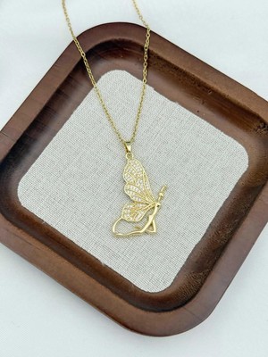 Çelik Gold Peri Kolye 45 cm