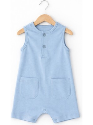 For My Baby Yazlık Cepli Bebek Tulum